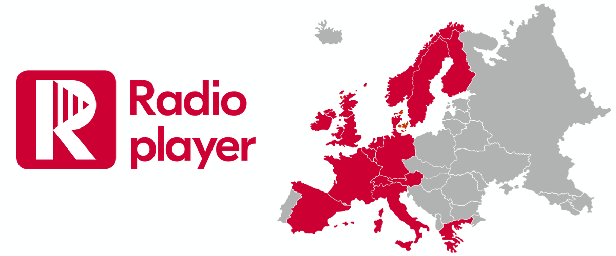 Bild Karte Radioplayer Europa