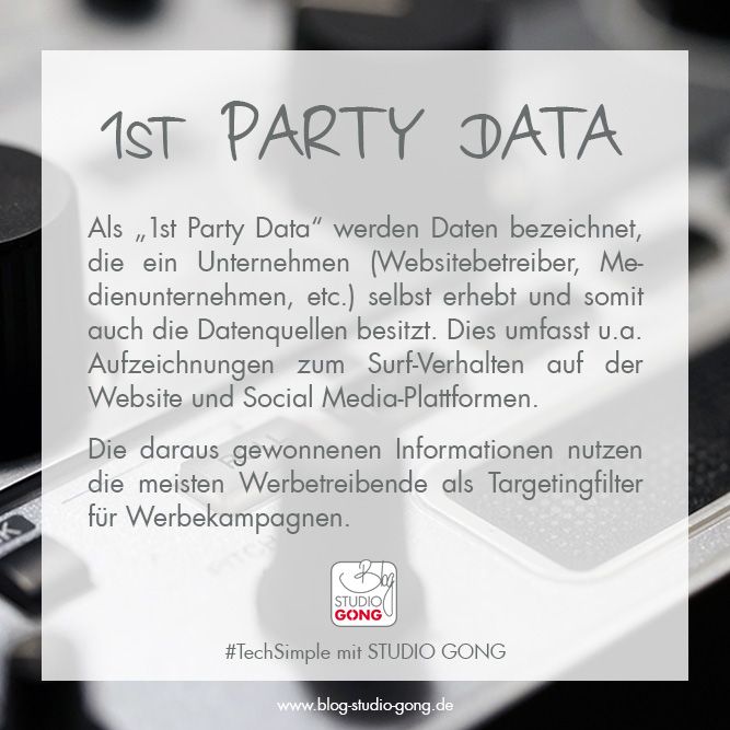 1st Party Data